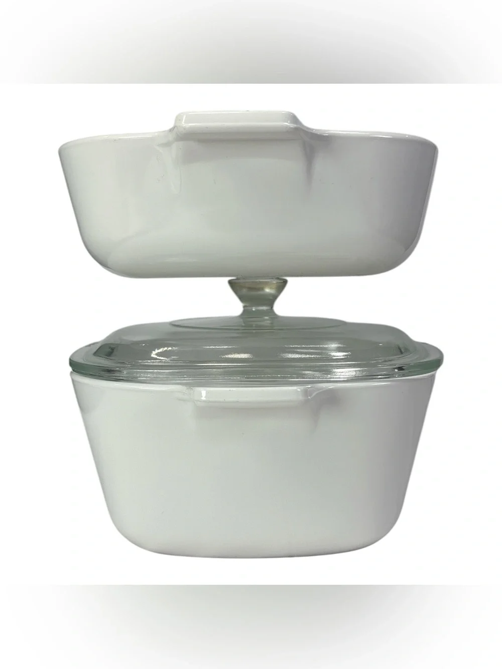 Corning Ware Blue Cornflower P-1-B 1 Qt, P-1 3/4-B 1.75 Qt Casserole w/ 1 Lid